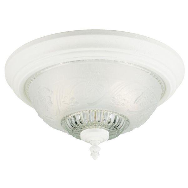 Westinghouse Lighting 2-Light Ceiling Fixture, White - 66162