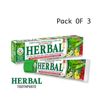 3 Pack ~ Al-Riyan, 5 in 1 Flouride-Free Essential oils Herbal Toothpaste .