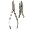 PREMIUM STAINLESS THREE PRONG PLIER ADERER WIRE BENDING ORTHODONTIC DENTAL PLIER (CYNAMED)