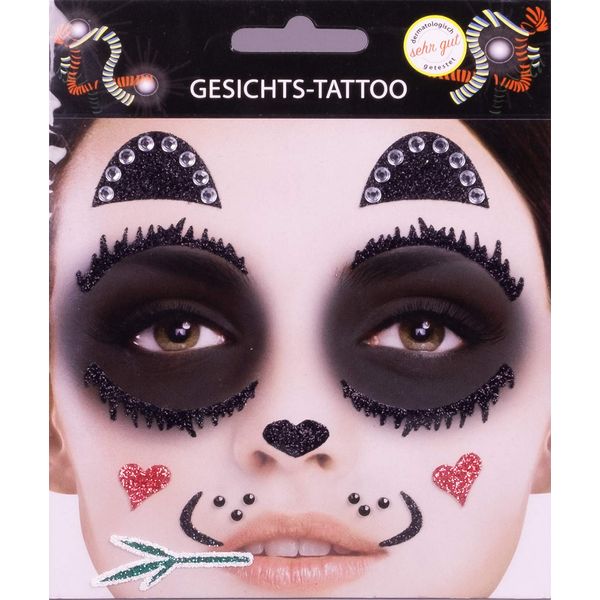 Face Tattoo Panda Carnival Theme Party Stag Night Panda Bear
