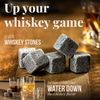 Whiskey Stones Gift Set for with 2 Stripes