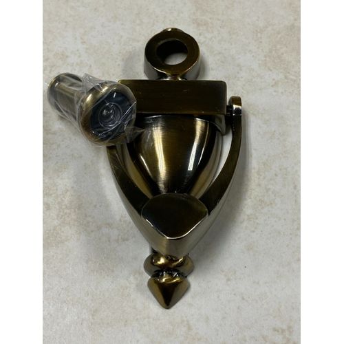 Better Home Products 697 AB 5-1/2" Door Knocker Viewer Set