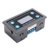 DROK Delay Relay Module, DC 6-30V Timer Relay 12V 24V 0.01s-9999min 50mA Digital Timer Cycle Delay Switch Module AC 220V Power On-Off Controller with LCD Display Switch Button Case
