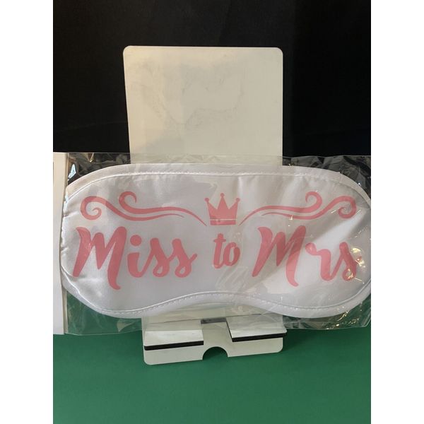 Miss To Mrs. Sleep Mask (bag 10)