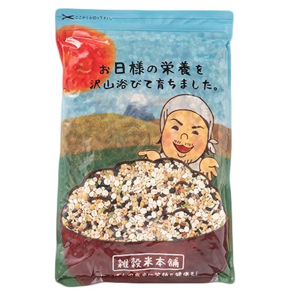 Millet Rice Honpo Shine to Tomorrow, 39 Grain Rice Blend, 15.9 oz (450 g), Just Mix, Made in Japan, Germinated Brown Rice, Superfood, Additive-free, Non-Coloring, Mochiri Millet Rice