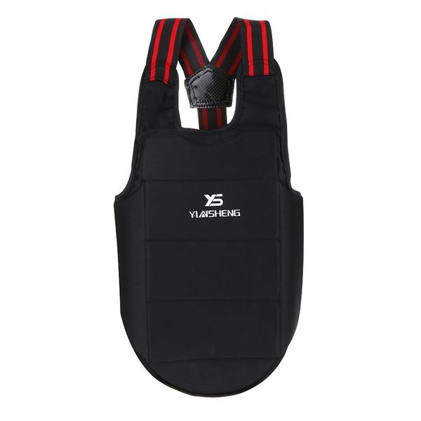 Leapiture Karate Chest Protector Lightweight Karate Waistcoat Karate Chest Guard for Martial Arts Training, Karate Vest for Adults Children(L)
