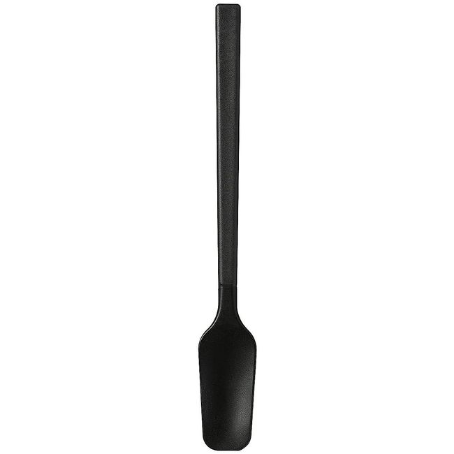 MUJI 82932423 Silicone Jam Spoon, Approx. 7.5 inches (19 cm), Black