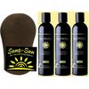 Tan Physics True Color Tanner (3 Pack) w/ Tanning Mitt by Sans-Sun