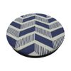 Boho Chic Vintage Retro Style Blue White Geometric pattern PopSockets Swappable PopGrip