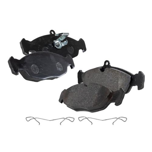 For Jaguar XJ8/XJR 1998 99 00 01 02 2003 Brake Pad Set | Rear | Organic | 2-Wheel Set | With 2 Pieces Pad Retainer | Replacement For JLM21918, JLM21220