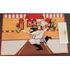PRINTED RUG (nonskid back)(18"x28") FAT CHEF WITH BUNDT CAKE # 1,rectangle, SOHO