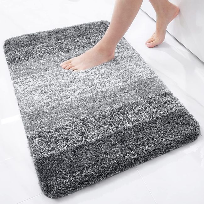 Absorbent Bathroom Plush Rug Quick Dry Mat Shower Pad Floor Protector Carpet