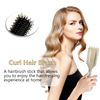 Curl Define Styling Brush, Prongs for Combing & Shaping Men's & Women's Curls, Reduces Pulling & Separation (Beige)