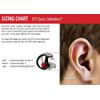 SureFire EP4 Sonic Defenders Plus filtered Earplugs, triple flanged design, reusable, Clear, Medium
