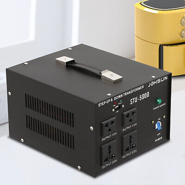 STU-5000 Voltage Converter Transformer, 5000W Step Up & Down 110V~220V 220V~110V