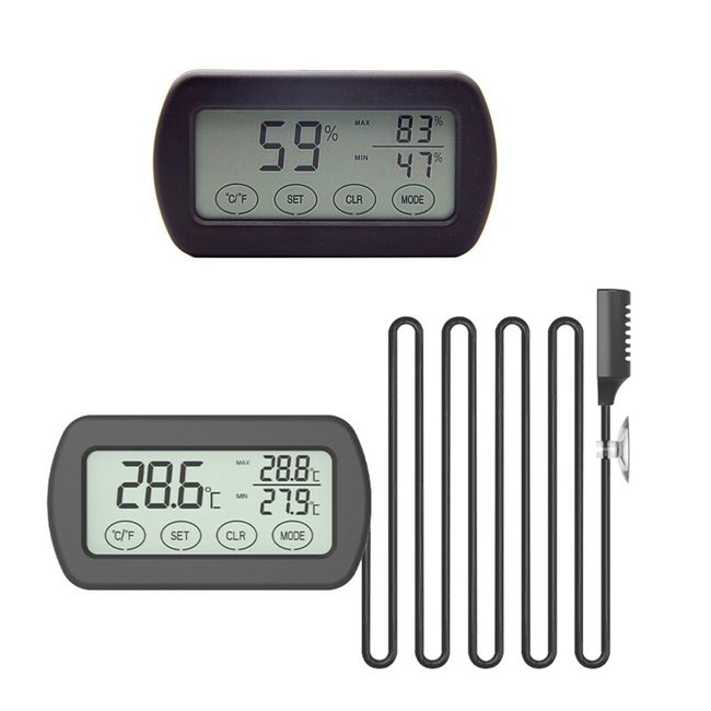 digital thermometer hygrometer incubator/reptile vivarium