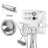 Portable Dental Turbine Unit with Weak Suction Work 4Hole with Air Compressor US