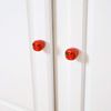 Ceramic Apple Cabinet Knobs, Kitchen Drawer Knobs, Country Decor - 5 Sets (10 Apple Pulls)