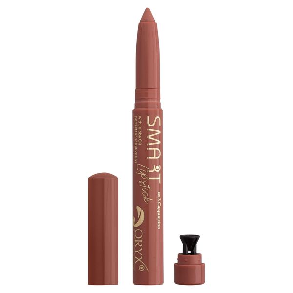 Impala - Oryx SMART Lipstick | Matte Lipstick | Automatic Lipstick with Pencil Sharpener | Permanent Lipstick | Long Lasting (03 Cappuccino)