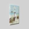 SnazzySwitch Here On Gilligan's Isle Decorative Light Switch Cover - Single Toggle Wall Plate
