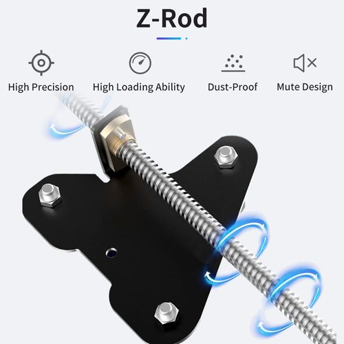 Creality 3D Official Printer Ender 3 Dual Z-axis Upgrade Kit with Lead Screw, Metal Power Supply Holder and Stepper Motor, 3D Printer Ugrades Kit for Ender 3, Ender 3 Pro, Ender 3 V2