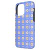 Hülle für iPhone 14 Pro Max Periwinkle Lavender Cream Apricot Rounded Pattern
