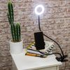 VFM - Social Media 9cm LED Ring Light with Phone Holder