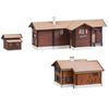Faller 212124 Stugl Stuls Station Set, White, One Size