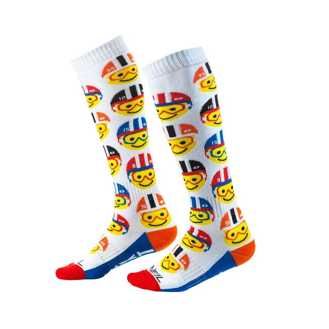 O'Neal 0356-764 Pro Mx Unisex-Child Motorcycle Socks Emoji (Multi, One Size)