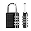 HRLORK Combination Padlock School Locker Lock Outdoor Weatherproof Digit Padlock Resettable Code Lock Black - 2 Packs