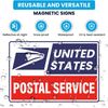 (3 Pack) Professional (Original) U.S. Mail Delivery Driver Magnetic Signs NEW