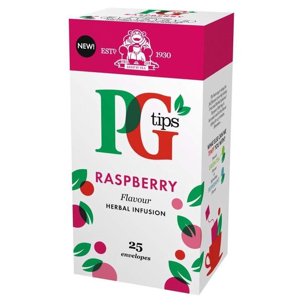 PG Tips Raspberry Envelope Tea Bags (Pack of 25) 49228801