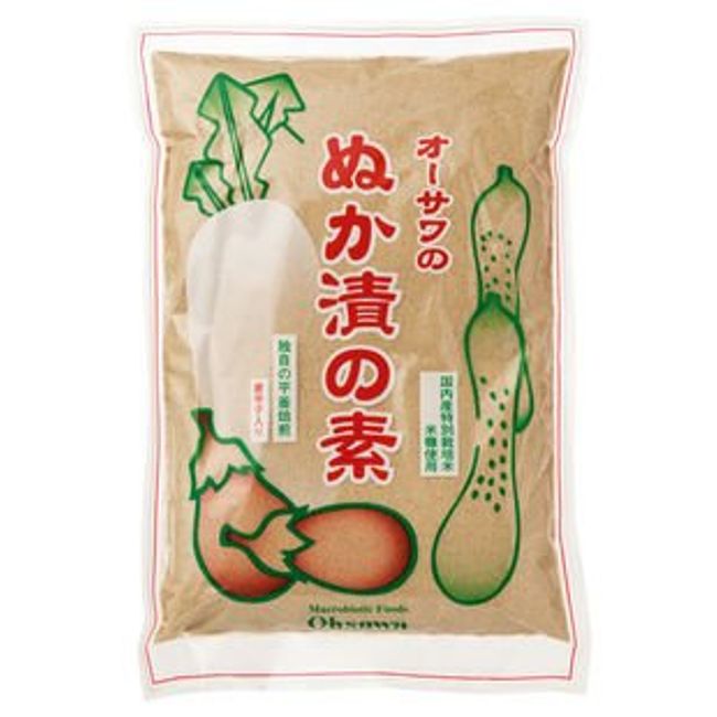 Osawa Bran Pickles, 17.6 oz (500 g) x 7 pcs, JAN Code: 4932828006598