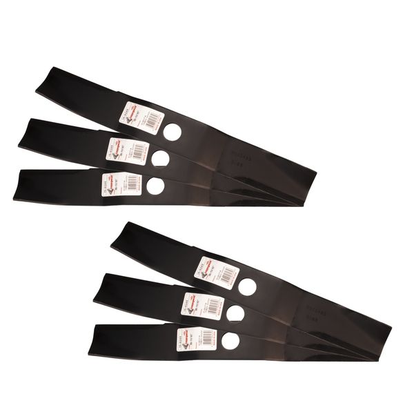 (6) Rotary® 6265 Mower Blades Replace Windsor® 50-4490 54" Deck
