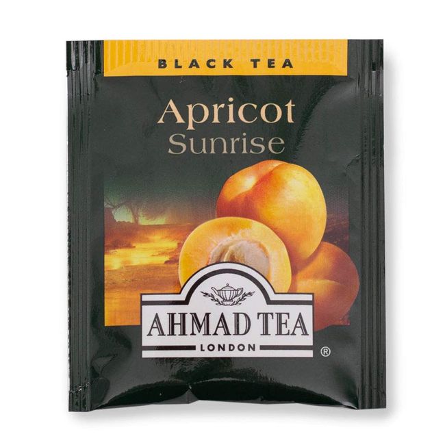 Ahmad Tea Apricot Sunrise Black Tea, 20 Count, Pack Of 6, (953) 
