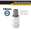 Titan Tools - 1/2 Dr. 14Mm Hex Bit Socket (15614)