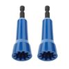 2Pcs Electrical Drill Wire Nut Twister Wire Twisting Tool Kit with 1/4inch Chuck