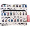 Shobido Mother Series Snoopy 2-Tier Pouch, Aligned Pattern, APN-SN37897