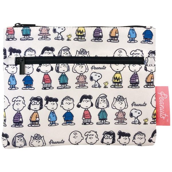 Shobido Mother Series Snoopy 2-Tier Pouch, Aligned Pattern, APN-SN37897