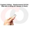 Captain O-Ring – Replacement 91319-PAA-A01 O-Ring for Honda (3 Pack)
