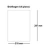 A4 paper sheet, arched, both parents 100 Blatt 11-Orange