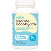 Wellah Creatine Monohydrate Capsules (3000 mg) 120 Capsules - Micronized