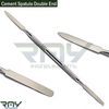 3 Pcs Dental Cement Mixing Spatula Double End Restorative Laboratory Instruments