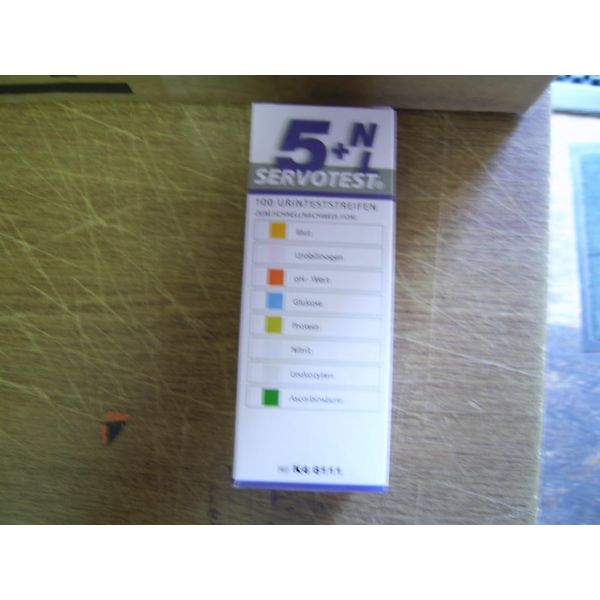 Servotest K4 6111 Diagnoseteststreifen, 5+NL (100-er Pack)