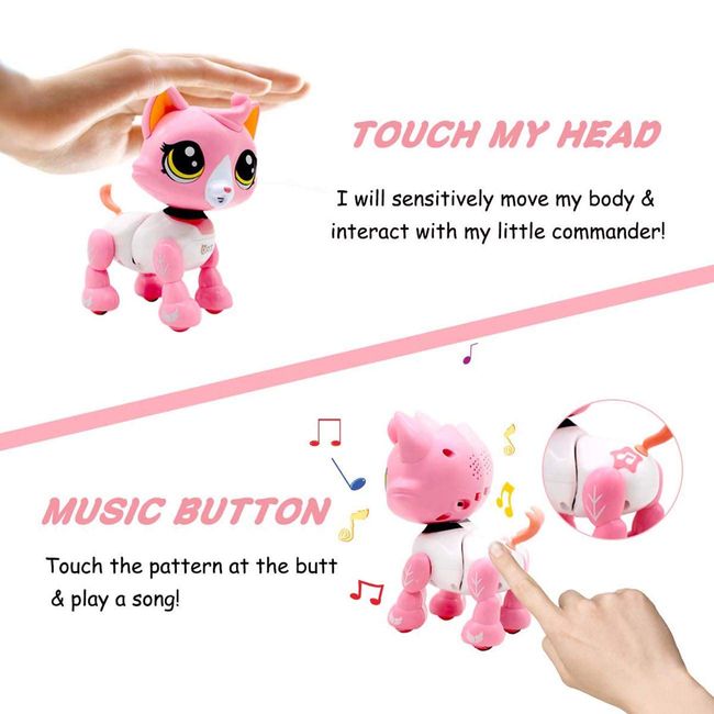 amdohai Interactive Puppy - Smart Pet, Electronic Robot Dog Toys