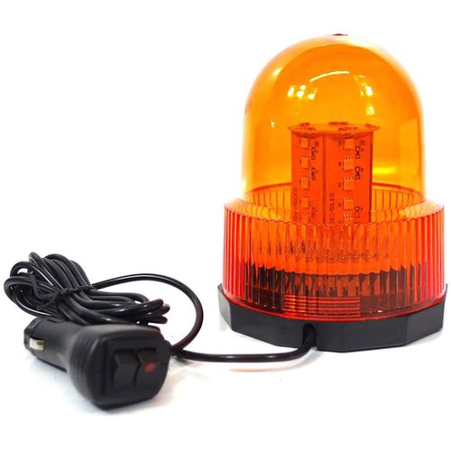 yiteng Rotating Light for Cars, Yellow (Rotating/Flashing), Magnetic, 3 m Cord Extender, LED Strobe Light, Easy to Use in Weather Conditions such as Rain or Fog, Emergency Light, Warning Light, For