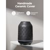 InnoGear Aromatherapy Diffuser, 150ml Ceramic Diffuser Ultrasonic Humidifier Cool Mist Essential Oil Diffusers for Home Air Diffuser with 2 Mist Modes Waterless Auto Off, Black