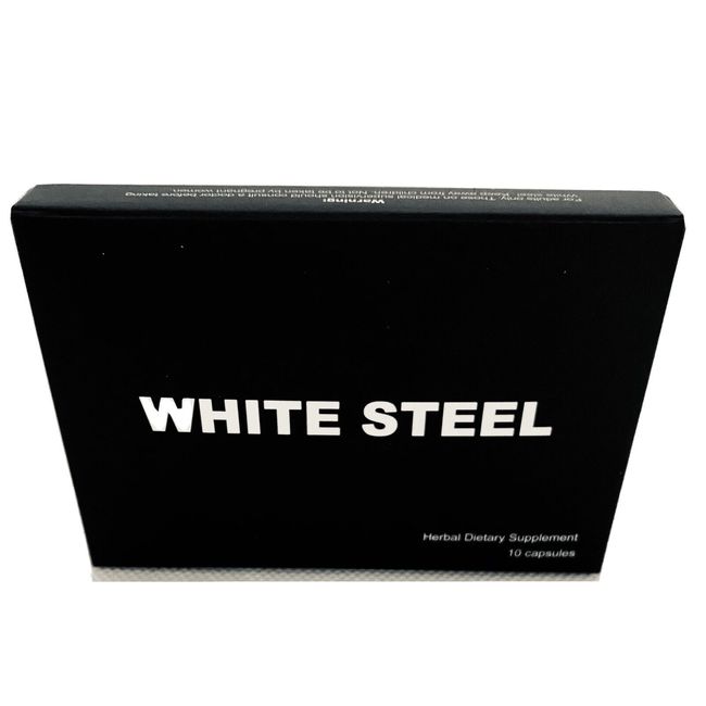 White Steel - Male Performance, All Natural - 2 Packs 20 pills!