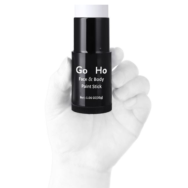 Go Ho 3 PCS Makeup Clown White Cream-Blendable Stick - Eye Black