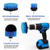 5PCs Drill Brush Set Power Scrubber Drill Attachments Carpet Tile Grout Cleaning